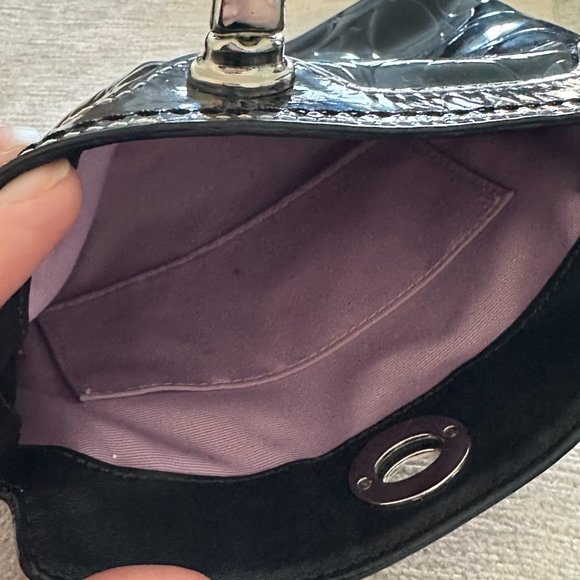 Coach Shiny Pleather Wristlet - Picture 4 of 5